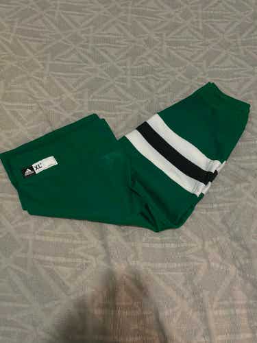 Dallas Stars NHL Pro Stock Ice Hockey Socks, Size XL+ 31"