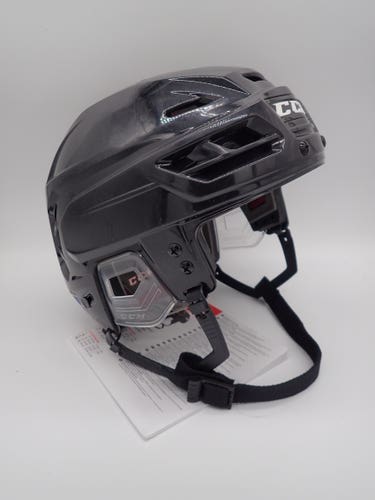 NEW CCM Pro Stock Resistance Player Hockey Helmet NHL Black Medium