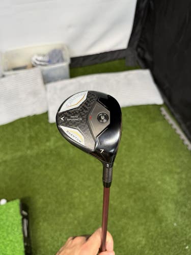 Callaway Quantum Mini Spinner 7 Wood 21* Accra Shogun Red 72/M4 Stiff RH W HC