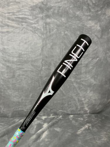 Black 2024 Mizuno Finch Alloy Bat (-13) Alloy 14 oz 27" (Used)