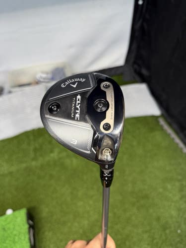 Callaway Elyte Titanium 3 Wood 15* Denali 60g Stiff Flex Shaft RH No HC