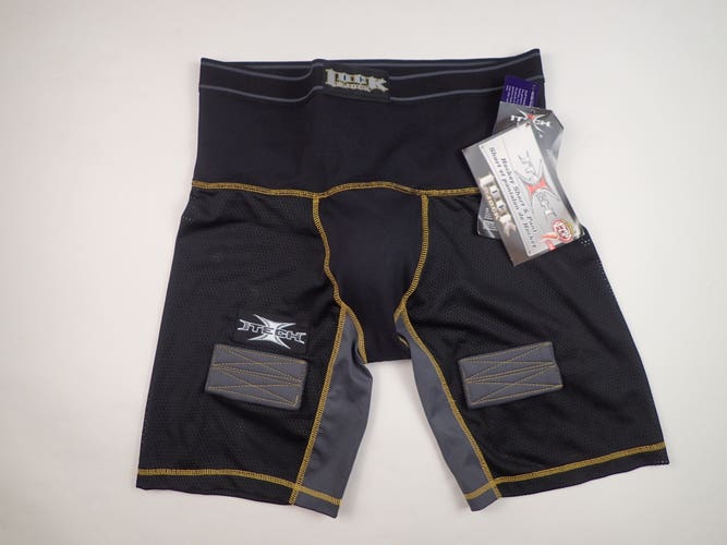Rare Itech Lock Jock Adult Senior Pro Stock Hockey Cup Base Layer Shorts XL