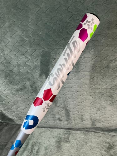 White 2020 DeMarini Spryte Composite Bat (-12) Composite 21 oz 33" (Used)