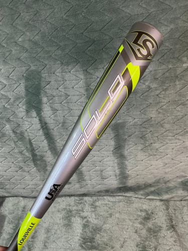2020 Louisville Slugger Solo Alloy Bat USABat Certified (-11) Alloy 19 oz 30" (Used)