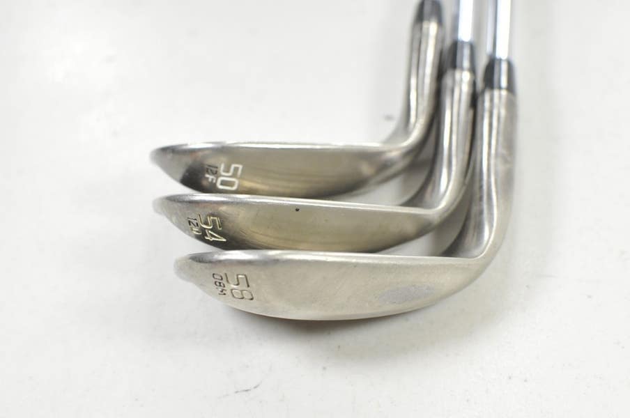 Titleist Vokey SM9 Brushed Steel 50*, 54*, 58* Wedge Set Rifle 6.0