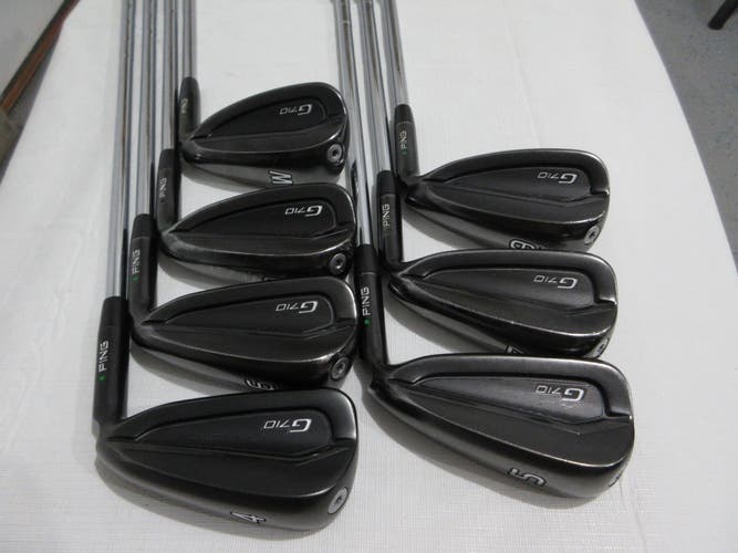 Ping G710 Iron Set - 4-PW - Modus 105 Stiff Flex Steel - Green Dot +0.75" Long