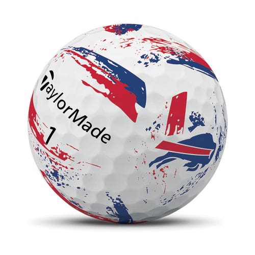 Taylor Made SpeedSoft Ink Golf Balls (Buffalo Bills, 3pk) 1 Sleeve 2026 NEW