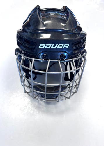 Used Bauer IM5 5.0 Helmet Cage Combo Black SM 11860-S000315799