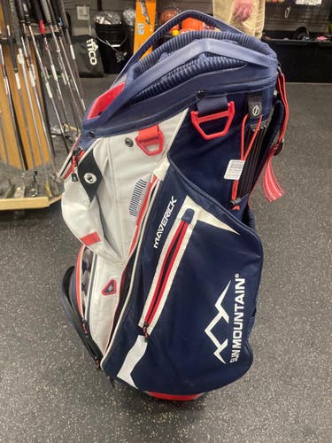 Used Sun Mountain MAVERICK Mens Cart Bag Navy Blue 11337-S000496963