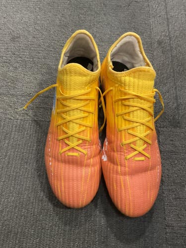 Used Lotto SOLISTA 200 Soccer Cleats Orange And Gold Senior 8.5 11614-S000244176
