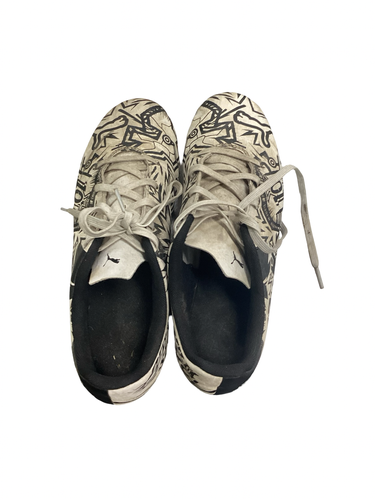 Used Puma Soccer Cleats White Senior 5.5 11613-S000189930