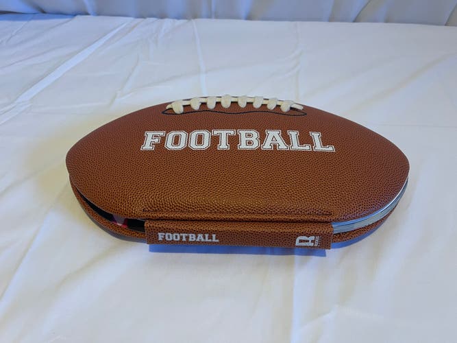 football-shaped novelty hardback book