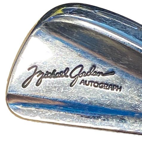 Wilson 1989 Michael Jordan Autograph 6 Iron RH Regular Steel 37.5" Original Grip