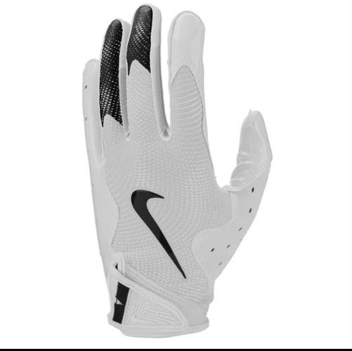 Nike Men's Vapor Jet 8.0 Football Wide Recover Gloves White/Black Size-Large