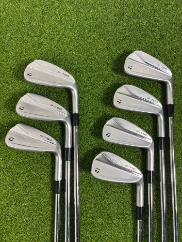 TaylorMade P790 2021 Iron Set 5-AW KBS C-Taper 120 Stiff Steel RH 7 Clubs