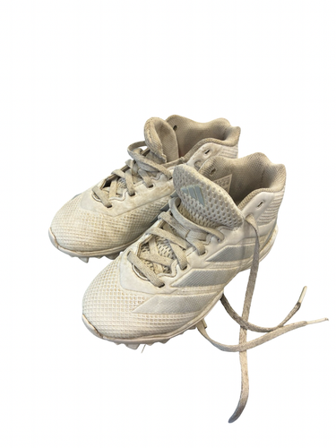 Used Adidas ADIZERO BB/SB Cleats White Youth 13.0 11682-S000139602