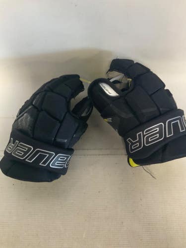 Used Bauer SUPREME 3S Junior Gloves Black 12" 11823-S000041863