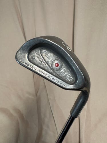 Men's 8 Iron Ping Eye 2 Right Handed Regular Flex Steel Shaft 38.25" (Used)