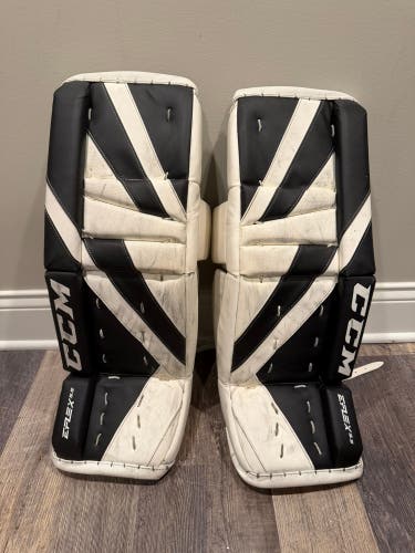 26" + 1” CCM Extreme Flex 5.5 Goalie Leg Pads (Used)