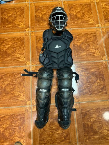 Black All Star System 7 Catcher's Set (Used)