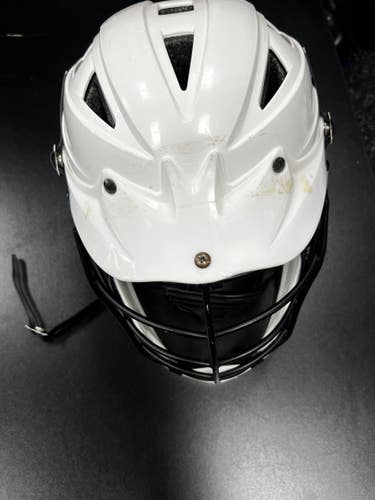 Used Cascade CPVR Lacrosse Helmet White SM 11849-S000044301