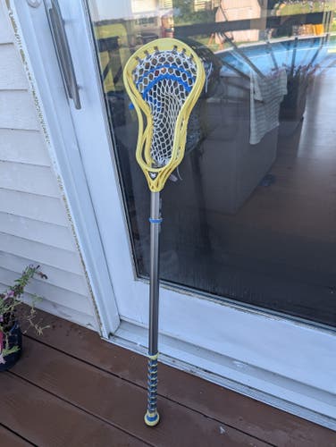 Adult ECD Rebel O Stick (Used) with Loading Lacrosse Titanium Pro 220 shaft