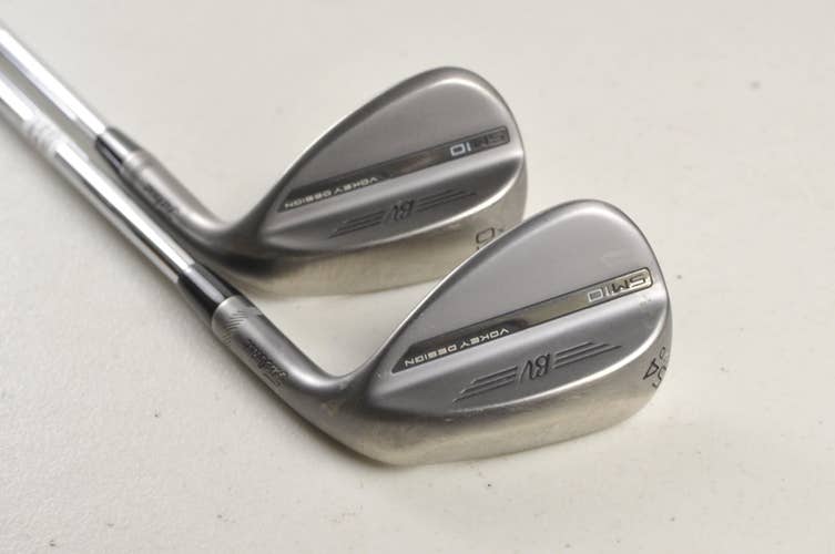 Titleist Vokey SM10 Nickel 54*, 60* Wedge Set Right BV Wedge Flex Steel #226497