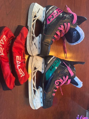 Black 2023 CCM JetSpeed FT680 Hockey Skates Regular Width 12.5 (Used)
