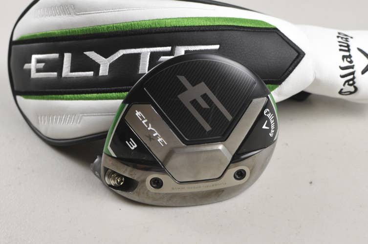 Callaway Elyte X 3-15* Fairway Wood HEAD ONLY Right with Cover #227158