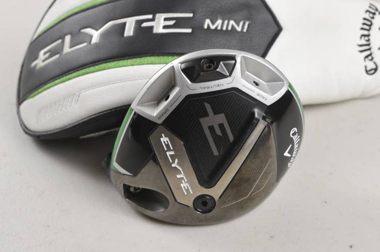 Callaway Elyte Mini 11.5* Driver HEAD ONLY Right with Cover # 221924