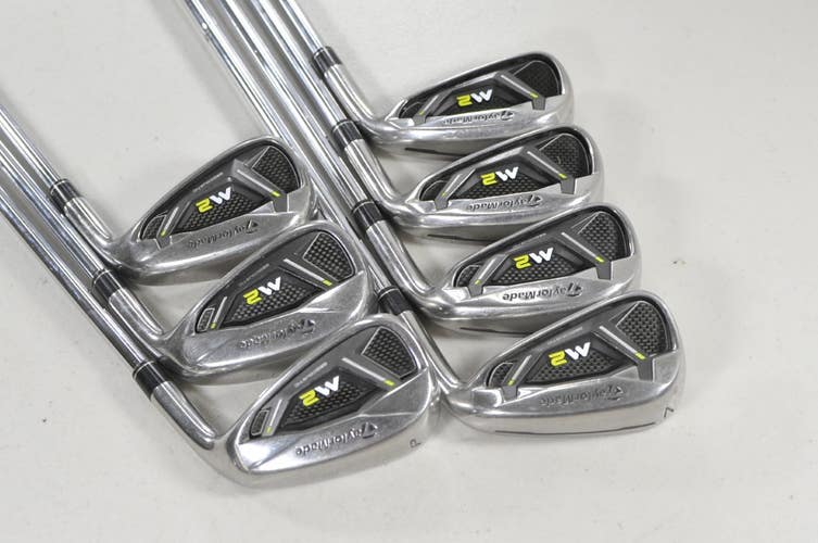 TaylorMade M2 2019 4-PW Iron Set Stiff Flex 88g Right Reax Steel #223762