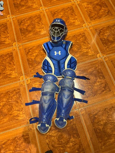 Blue Under Armour Victory Series Catcher's Set (Used)