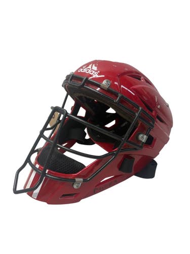 Used Adidas BTE00109 Catchers Helmet w/Mask Red S/M 11835-S000212331