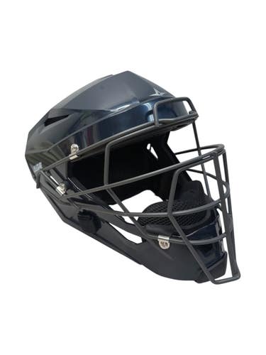 Used All Star MVP5 L Catchers Helmet w/Mask Navy Blue LG 11835-S000212357