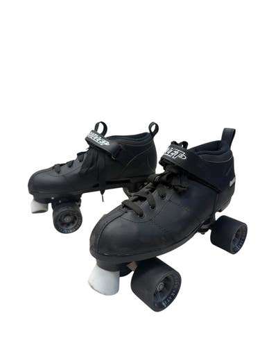 Used Chicago BULLET Senior Roller Quad Skates Black Senior 9 11835-S000212429