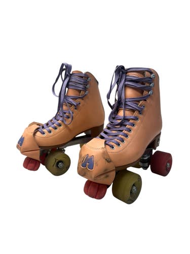 Used QUAD Senior Roller Quad Skates Coral Senior 6 11835-S000211715