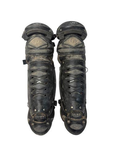 Used Diamond DLG-130 D Catchers Leg Guards Black Junior 11835-S000212491