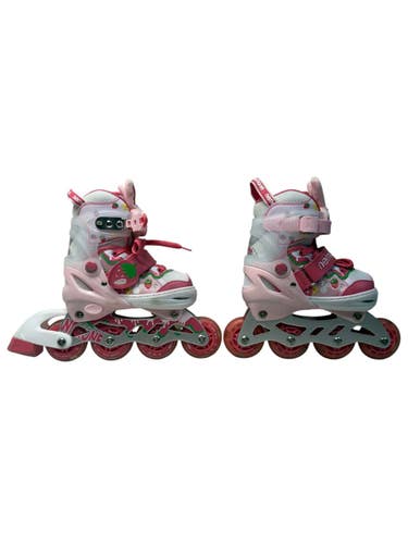 Used INLINE Child Rec Fitness Skates Pink Adjustable 11835-S000212543