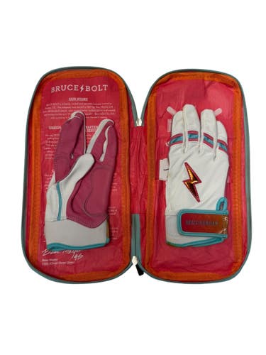 Used BB/SB Batting Gloves White MD 11835-S000212179