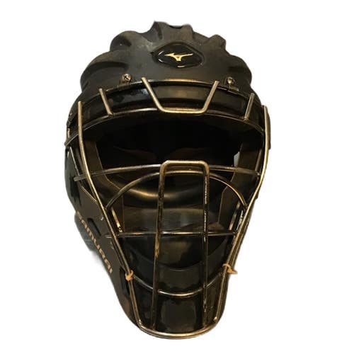 Used Mizuno MSCHY200 Catchers Helmet w/Mask Black One Size 11730-S000073824