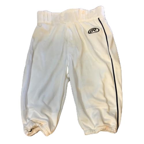 Used Rawlings LNCHKPP Baseball / Softball Pant Mens White Small 11730-S000073477