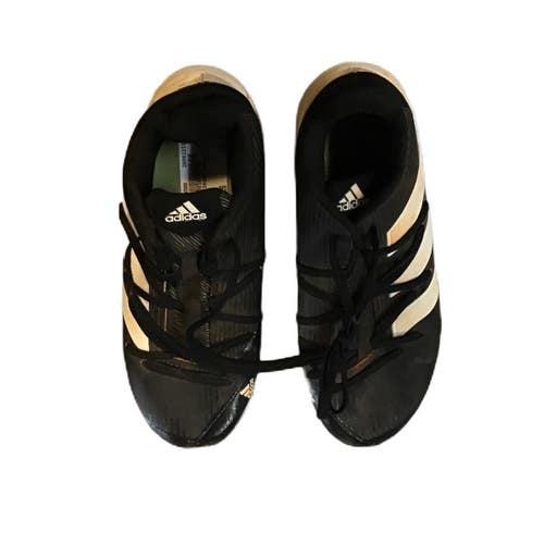 Used Adidas FZ4244 Baseball / Softball Cleats Black Junior 06 11730-S000073500