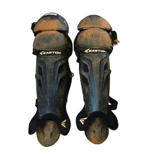 Used Easton Catchers Leg Guards Royal Blue Intermed 11730-S000073529