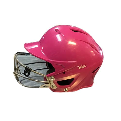 Used V VictusBH100 Batting Helmet w/Mask Pink One Size 11730-S000073570