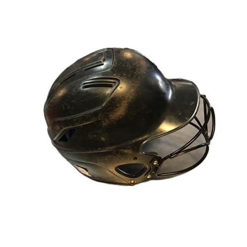 Used Adidas BTE00819 Batting Helmet w/Mask Black One Size 11730-S000073604