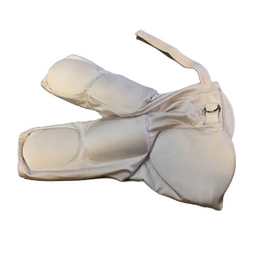 Used Riddell Youth Football Integrated Pants White Medium 11730-S000073607