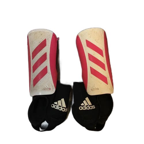 Used Adidas HG3641 Soccer Shin Guards Youth Pink SM 11730-S000073585