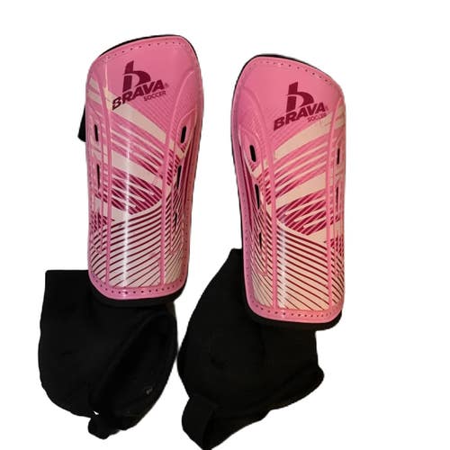 Used Brava 171721 Soccer Shin Guards Junior Pink SM 11730-S000073588