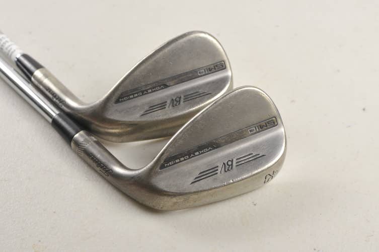 Titleist Vokey SM10 Nickel 52*, 56* Wedge Set Right BV Wedge Flex Steel #226518