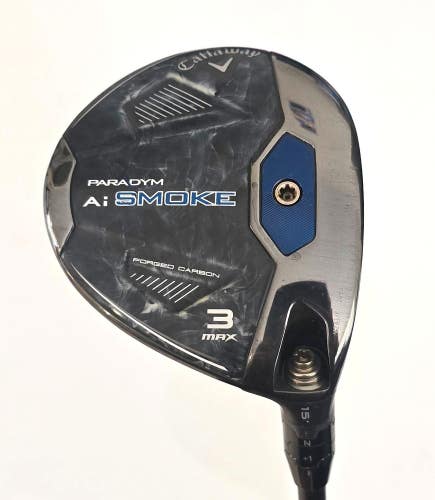 EXCELLENT! Callaway Paradym Ai Smoke Max 3 Wood / Cypher Senior Flex Graphite Sh